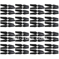 HuaJun HJ823 Parts-07 Propellers,Main rotor blades(64pcs)-Black,HuaJun Toys HJ823 RC Quadcopter Drone Spare Parts,HJ Toys HJ823 Accessoriess Replacement